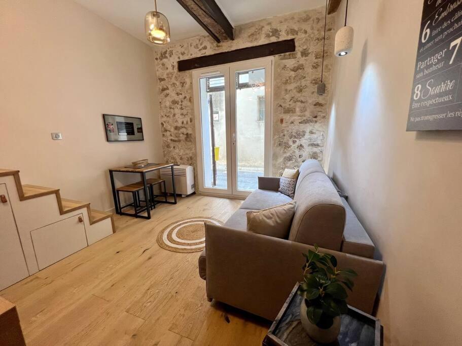 Antibes Cute Duplex Studio Bagian luar foto